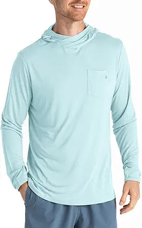 Men's Lightweight Hoodie for Sun Protection and Outdoor Use