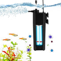 fishkeeper Aquarium Filter U-V for 10-75 Gallon - 4-in-1 Clear Water