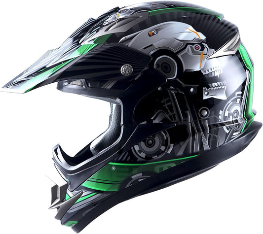 1Storm Adult Motocross Helmet for Off Road MX and BMX Use
