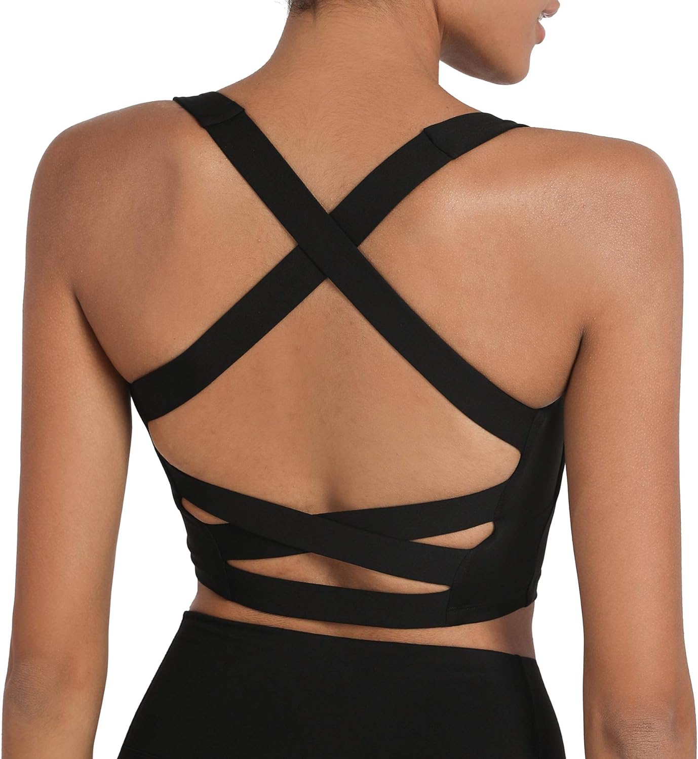 Criss-Cross Back Yoga Sports Bras for Women