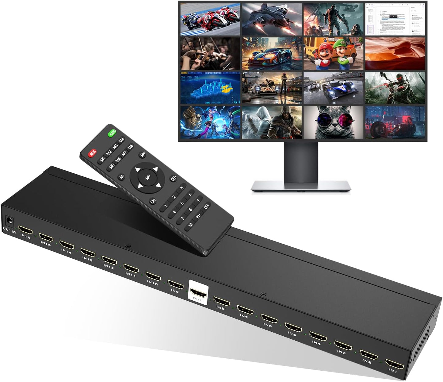 MT-VIKI 4K HDMI Multi-Viewer 16x1 for Seamless Switching