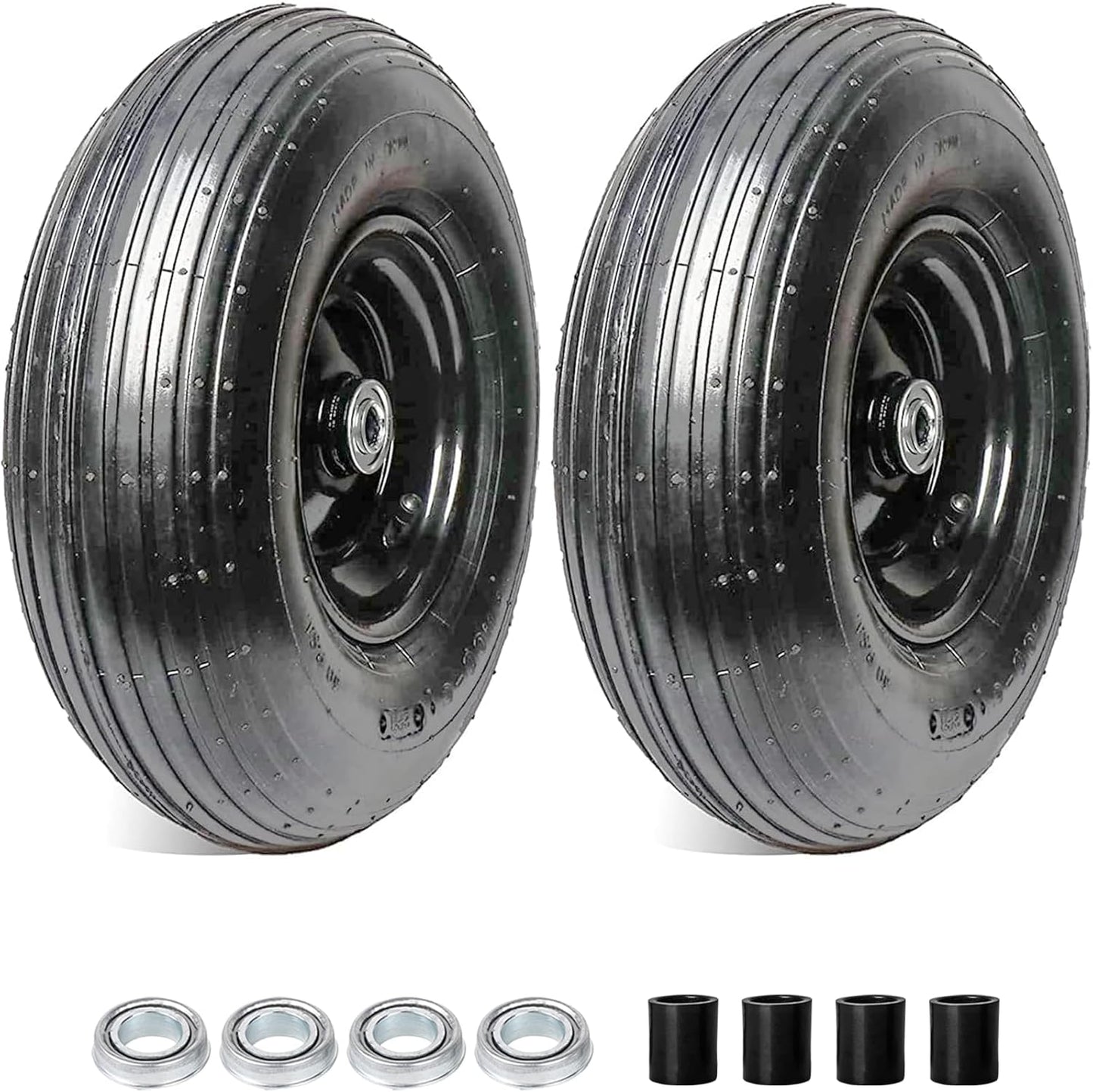 4.00-6 Pneumatic Tire and Wheel Assemblies for Wheelbarrows