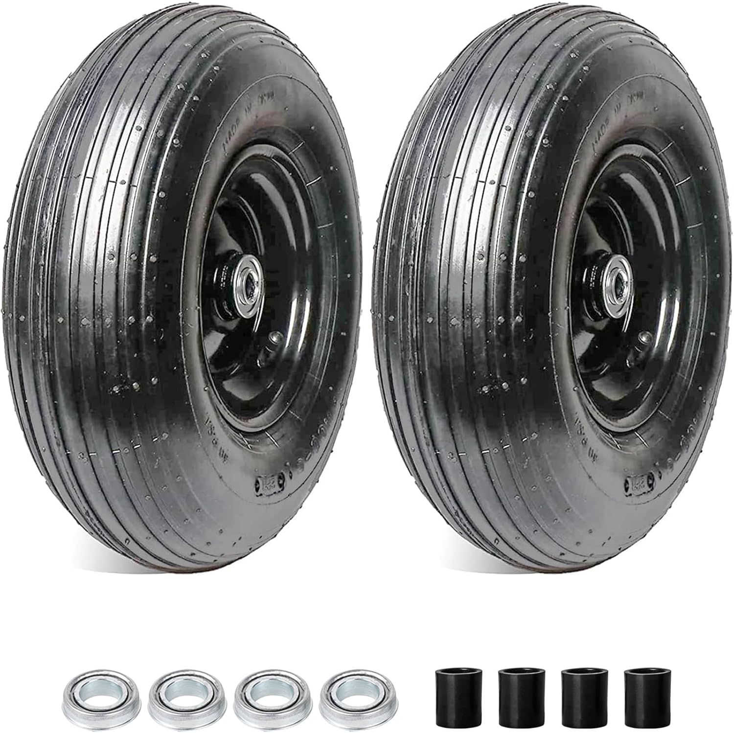 4.00-6 Pneumatic Tire and Wheel Assemblies for Wheelbarrows