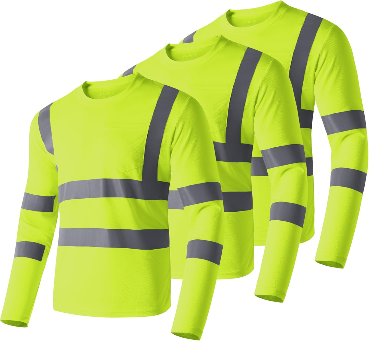 Ubon Hi Vis Shirts for Men - High Visibility Safety Shirts