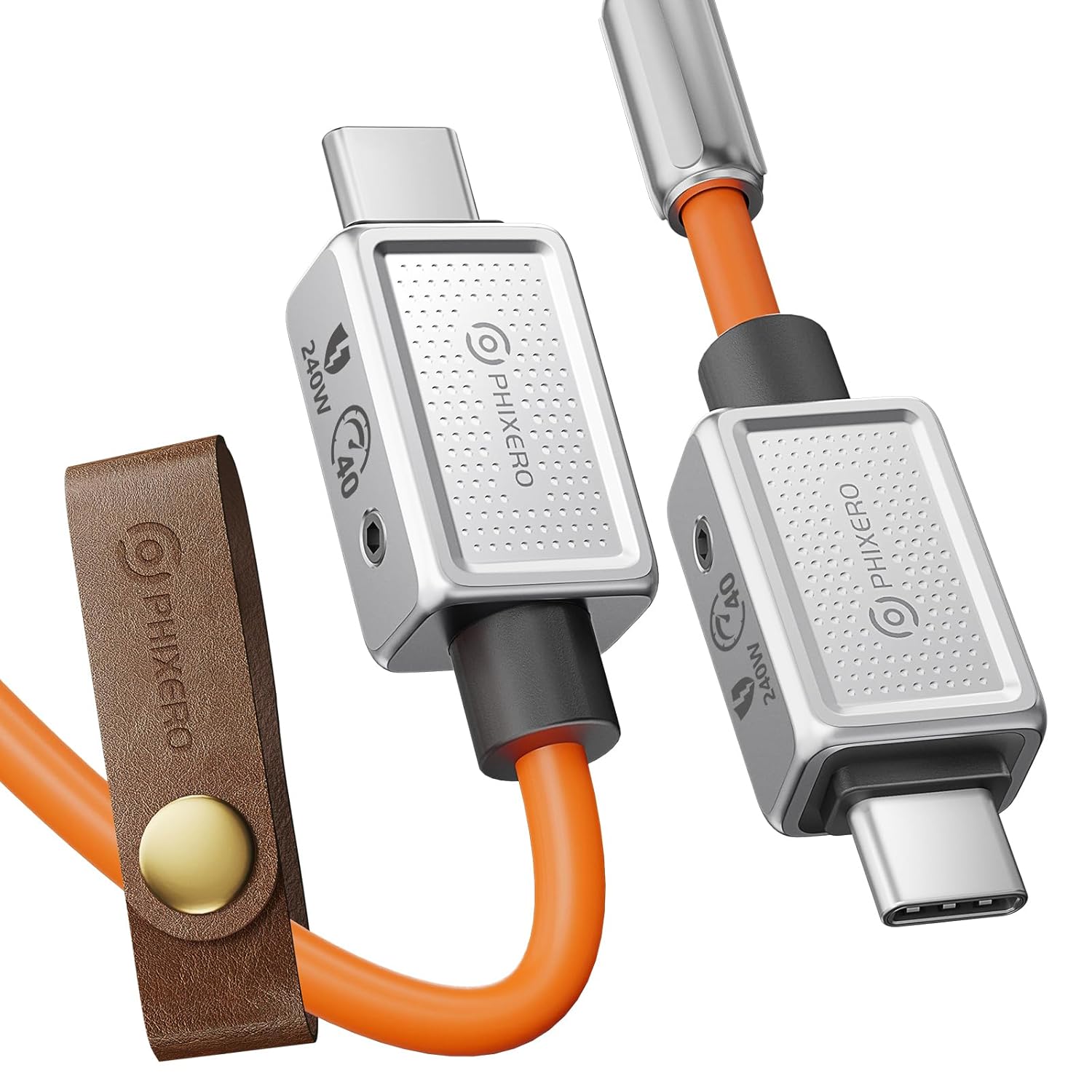 PHIXERO Thunderbolt 4 Cable: 8K Display, 40 Gbps Data Transfer