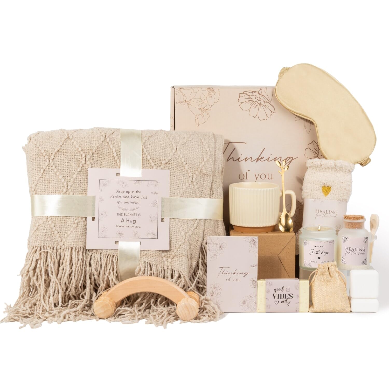 Thinking of You Gift Basket for Women - Self Care Spa Gifts