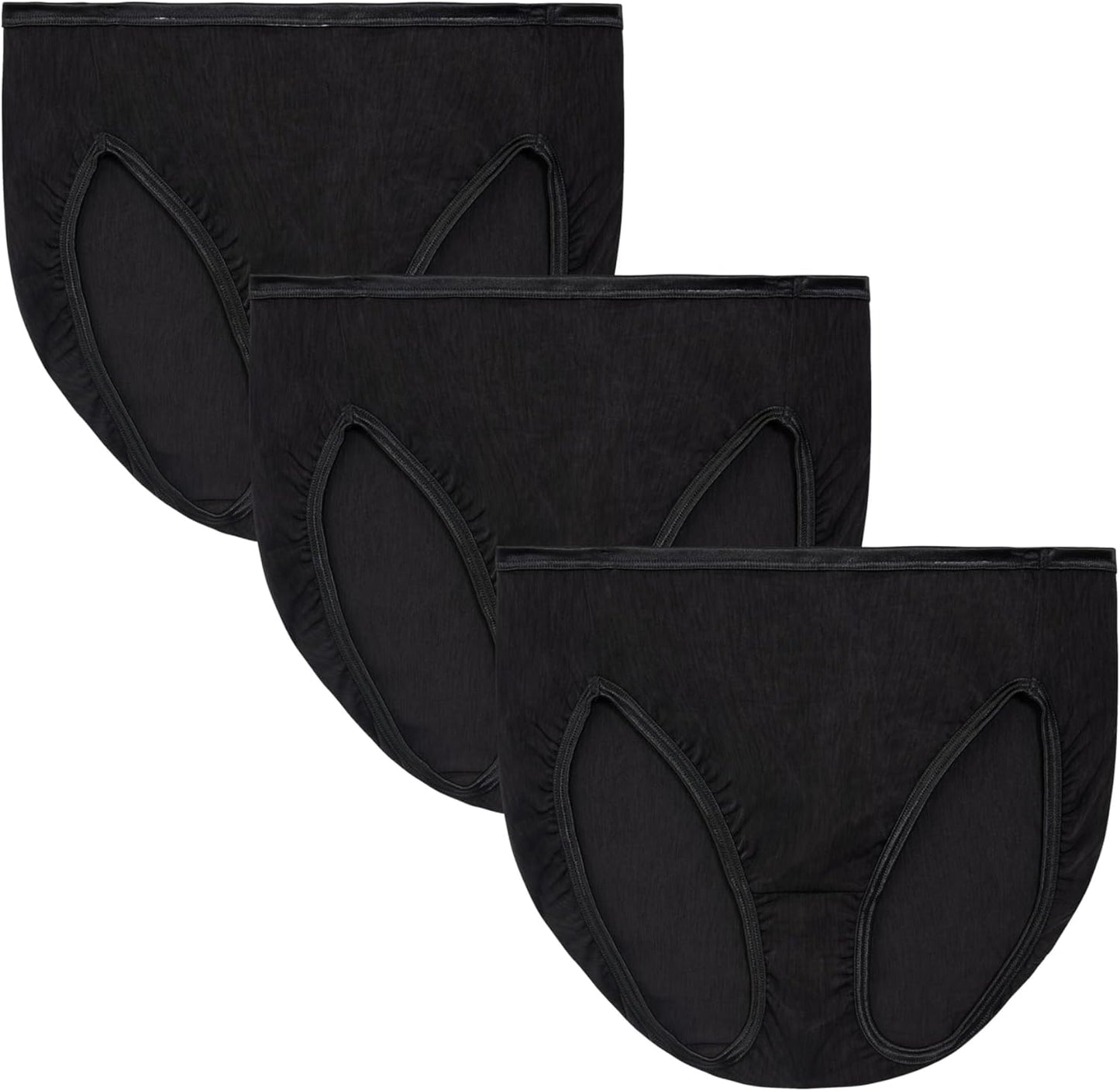 Vanity Fair Women's Illumination Hi Cut Panties for Comfort