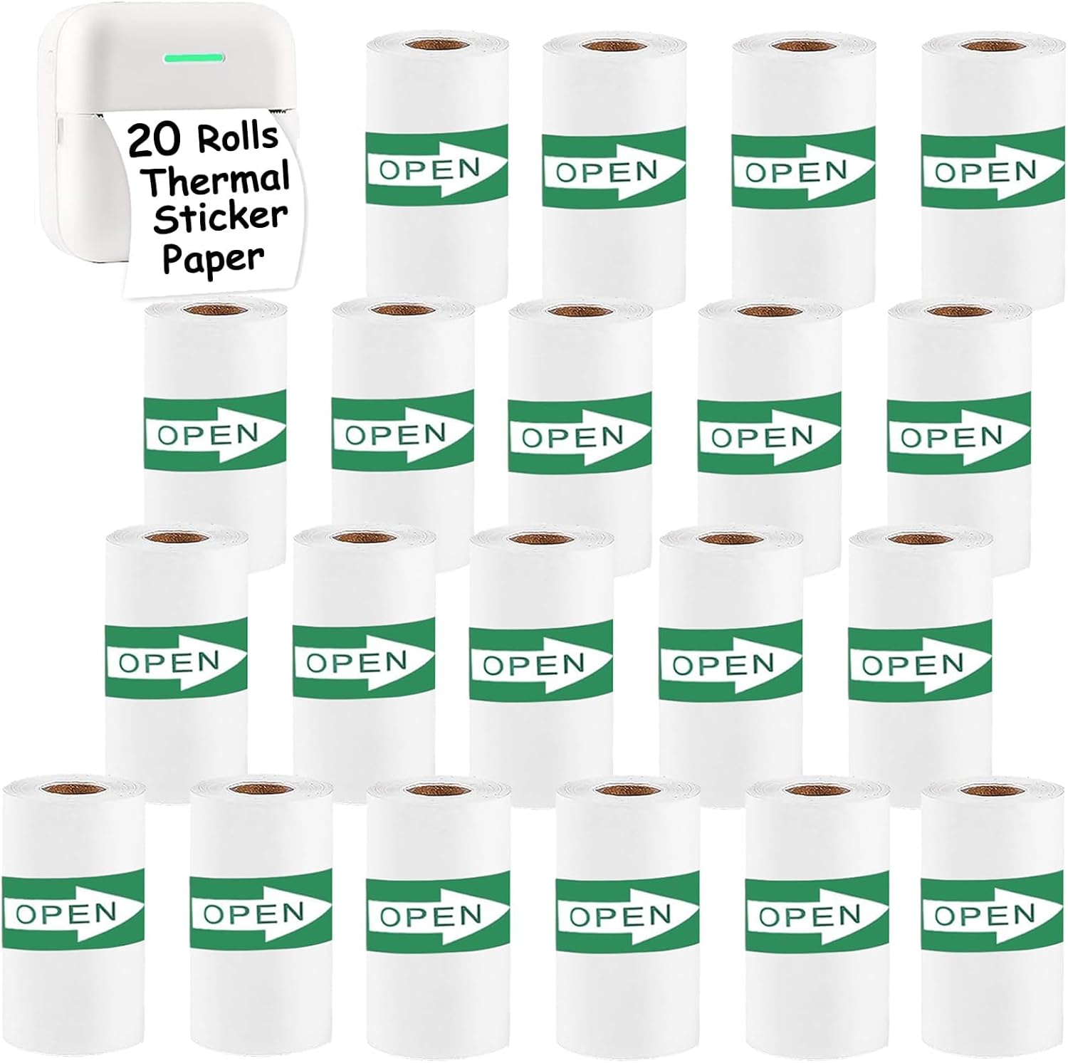 Glossy Thermal Paper Rolls for Mini Printer