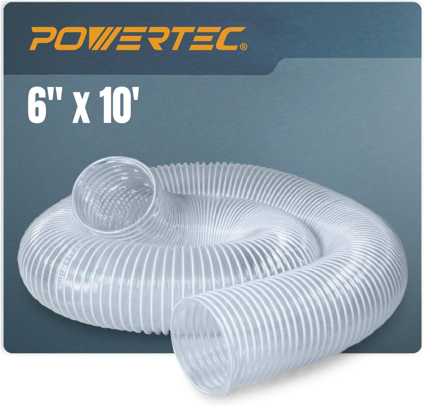 POWERTEC 70221 6in x 10ft PVC Dust Collection Hose Review