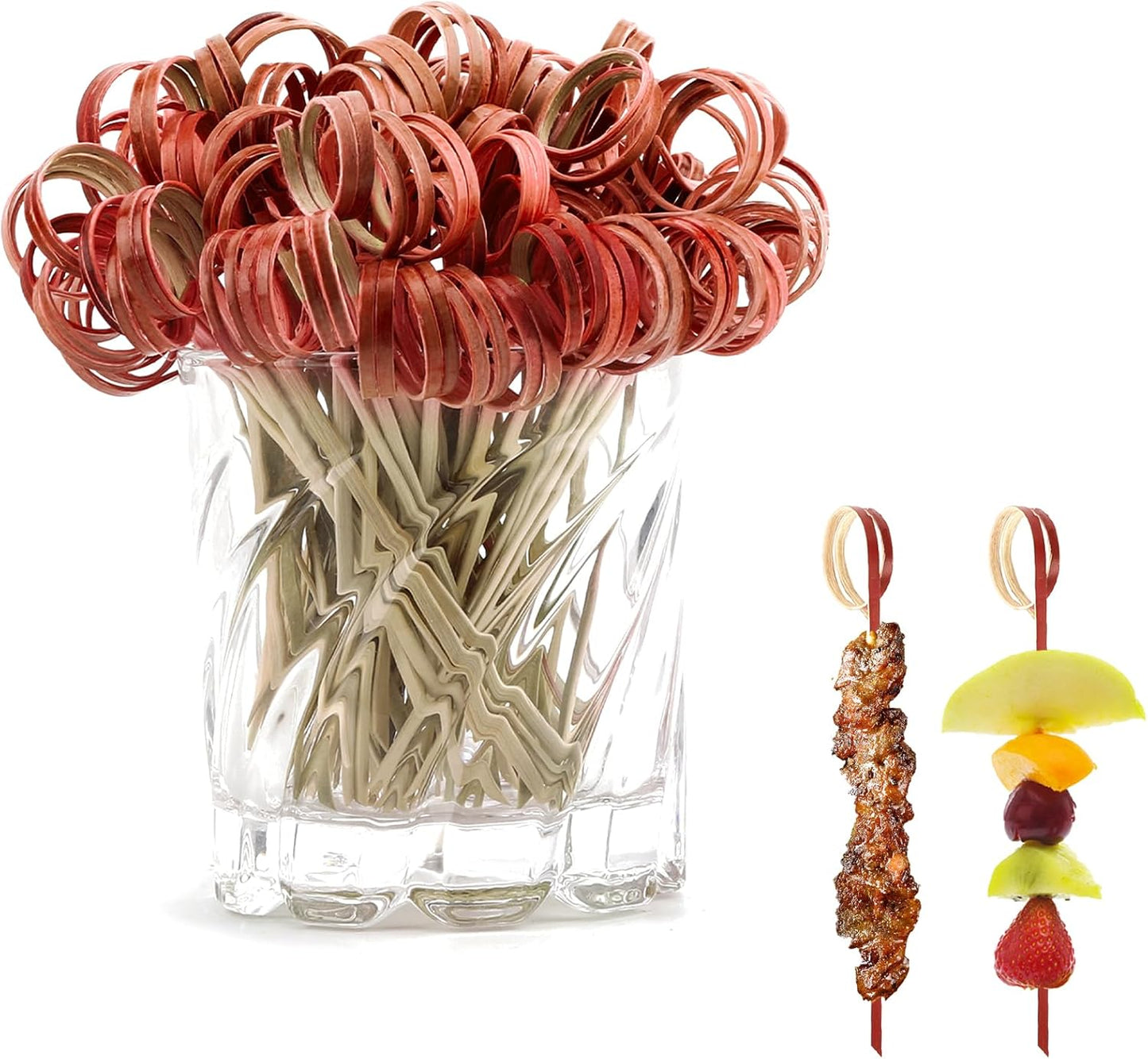 Cycle-shaped Bamboo Cocktail Picks