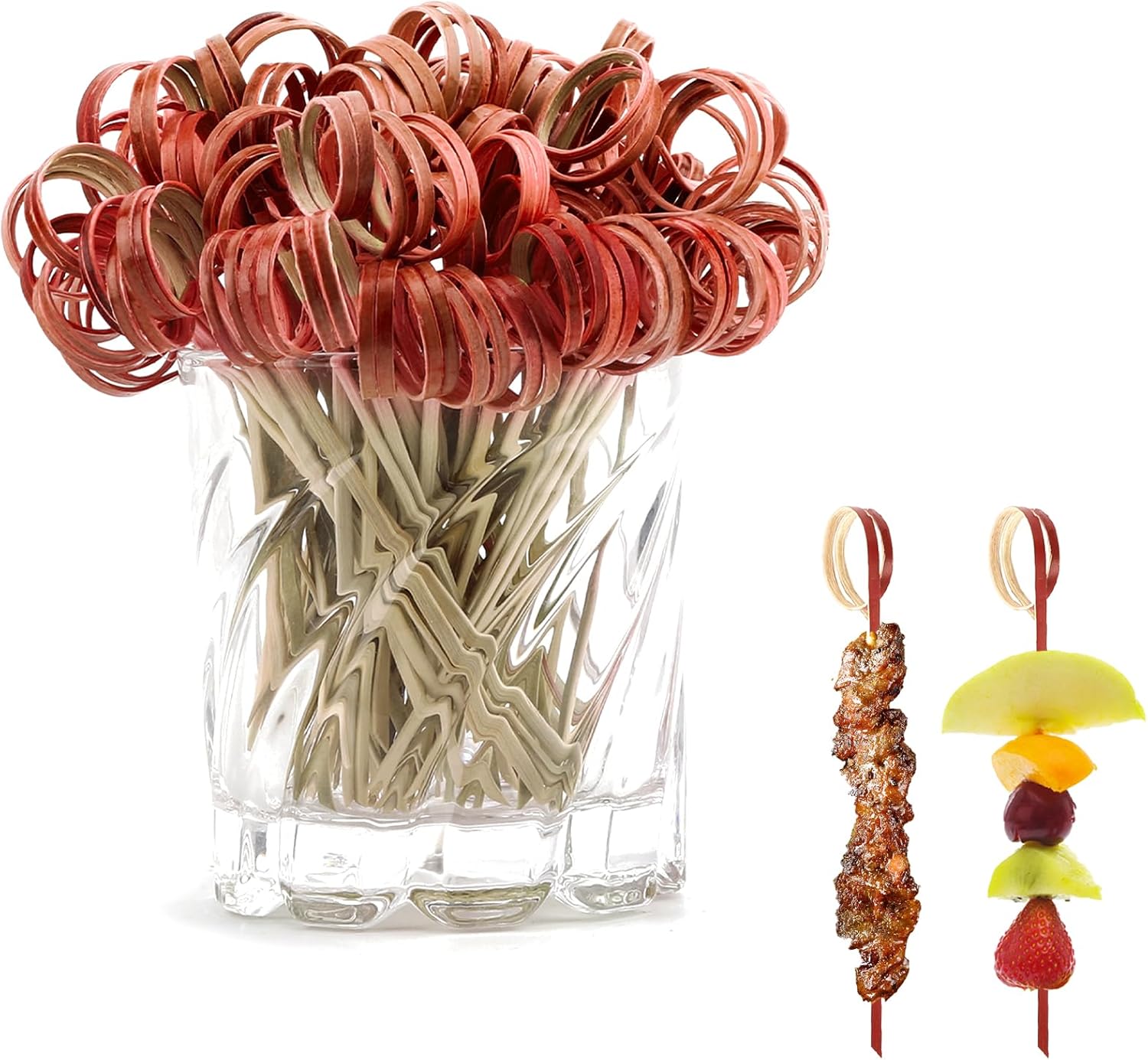 Cycle-shaped Bamboo Cocktail Picks