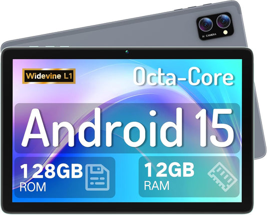 Android 15 Tablet 10.1 Inch with Gemini AI and 12GB RAM