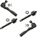 TRQ Front Tie Rod Set Compatible with 2003-2007 Sequoia & 2003-2006