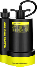1/2HP Sump Pump Submersible 2650 GPH - High Flow Utility Pump