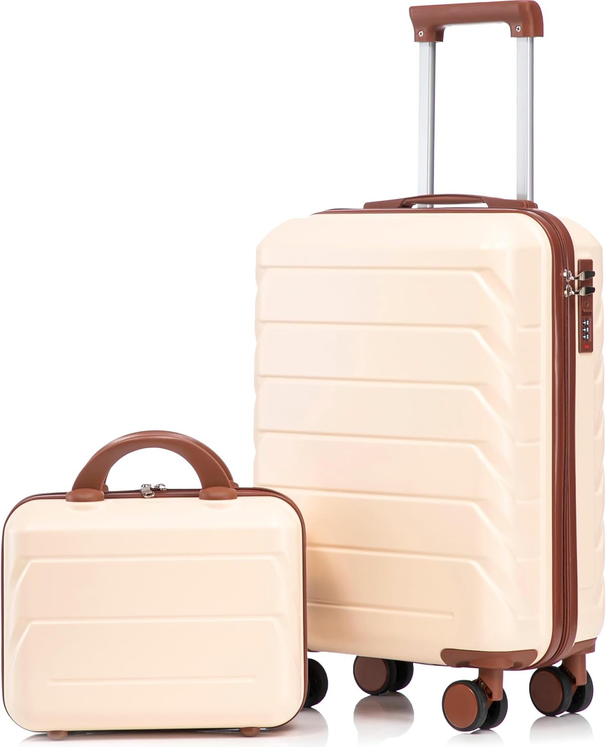 Lightweight Durable Hardside Luggage with Spinner Wheels Set