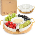 Party Serving Trays and Platters Ceramic Lazy Susan Serving Tray