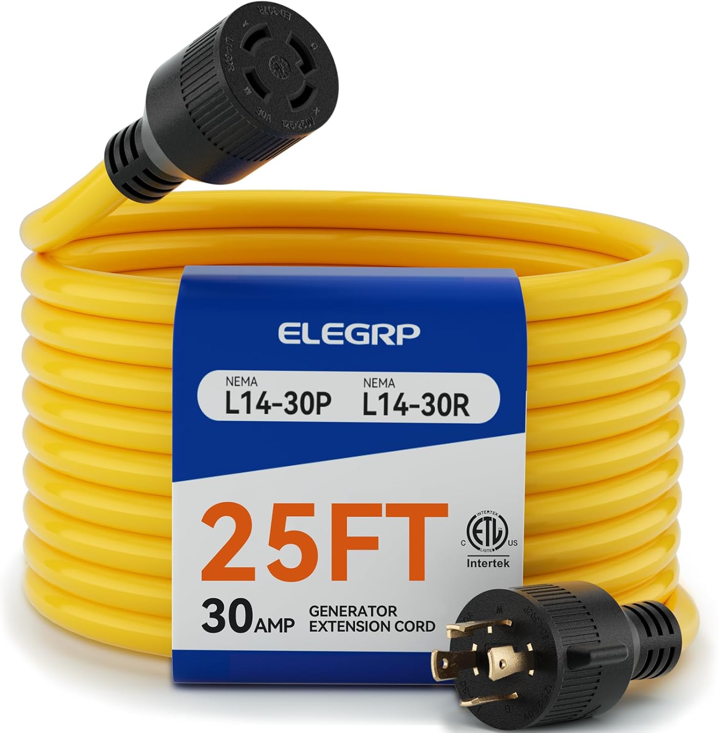 30 Amp Generator Extension Cord 25 Feet for Outdoor Power Needs
