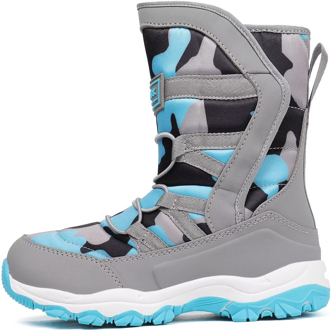 Boys Girls Snow Boots Waterproof Slip Resistant Cold Weather Shoes