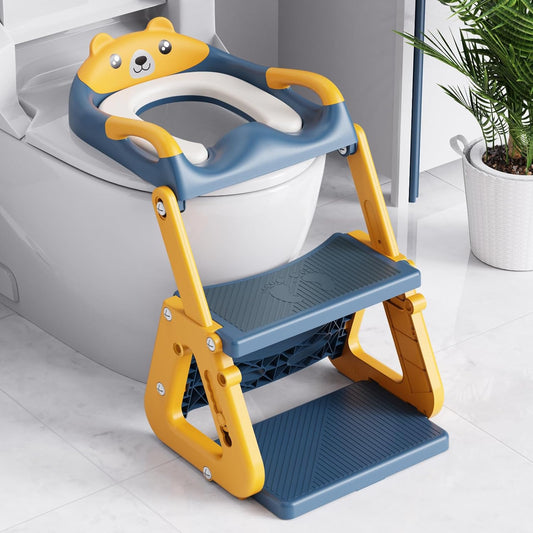 Orzbow 2-IN-1 Potty Training Seat with Adjustable Step Stool