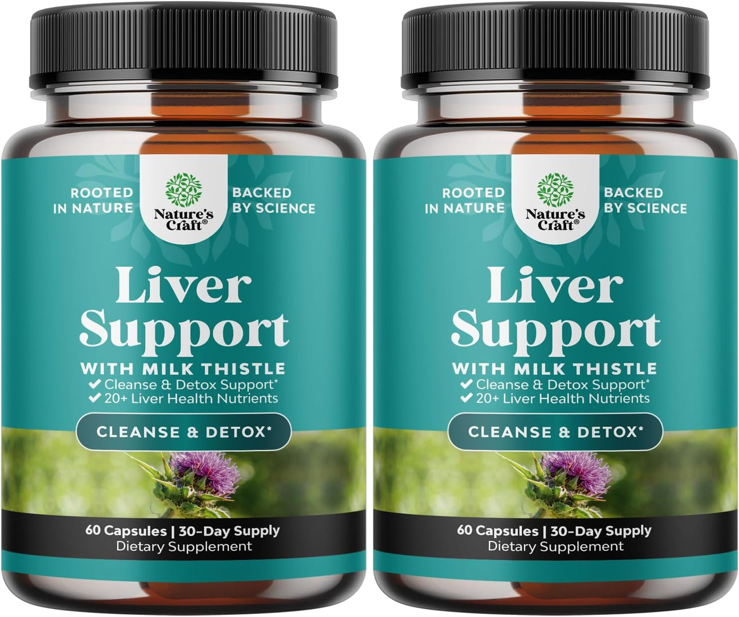 Liver Cleanse Detox & Repair 2 Pack Bundle for Optimal Health