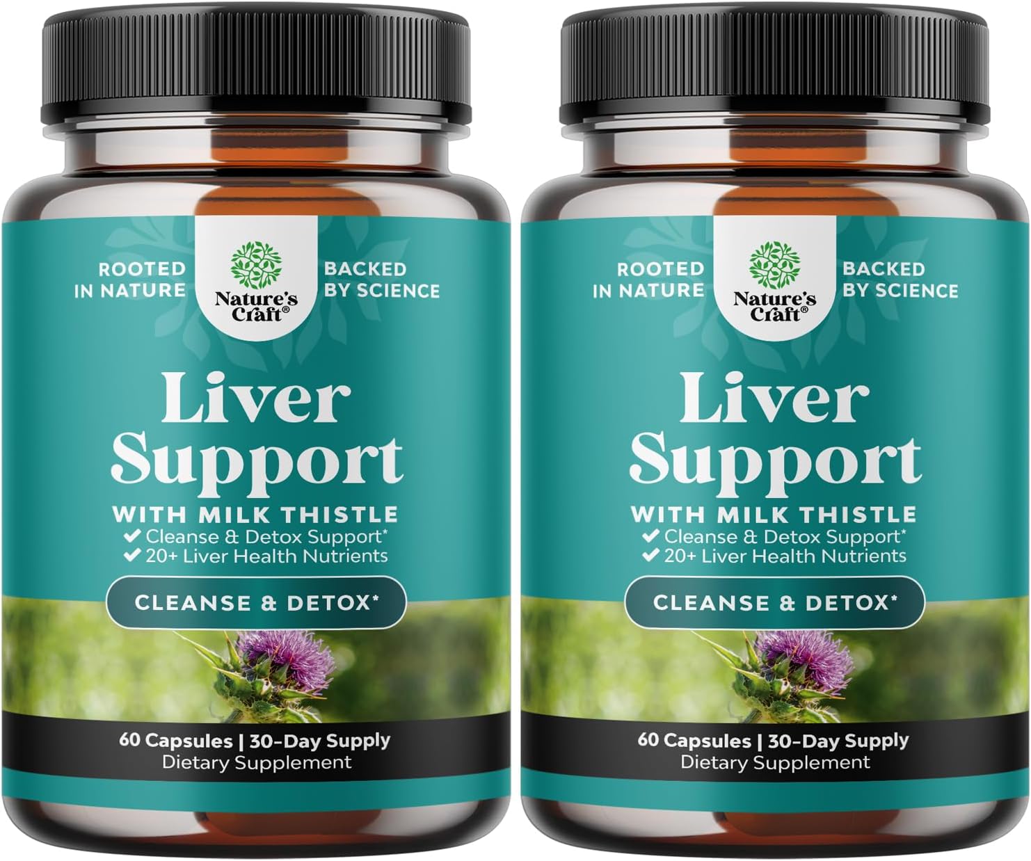 Liver Cleanse Detox & Repair 2 Pack Bundle for Optimal Health