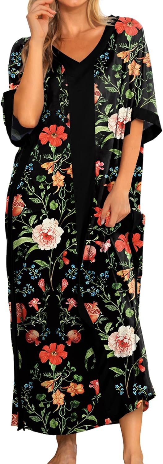Bloggerlove Women Nightgowns Cotton Caftan House Dress Review