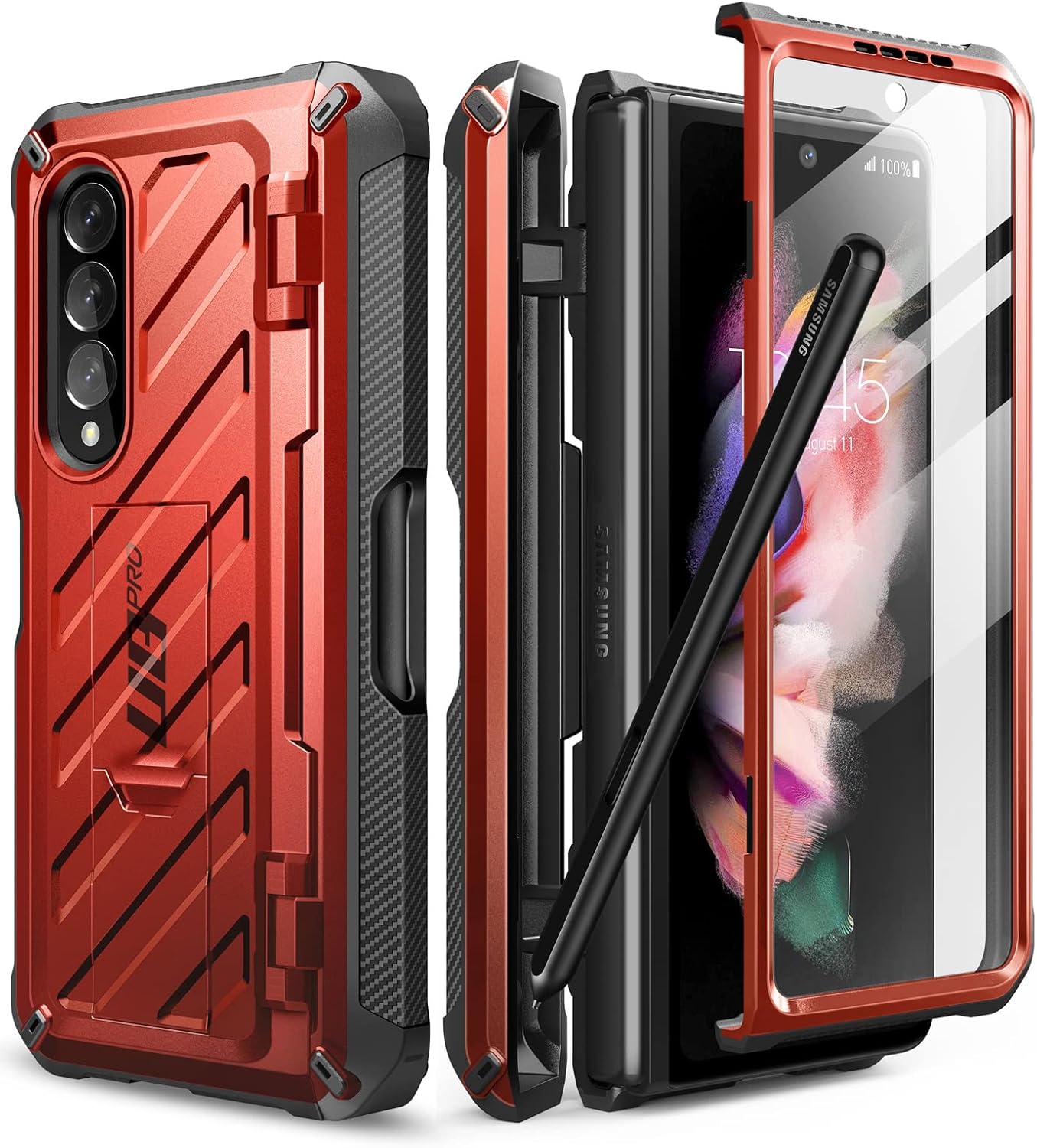 SUPCASE Galaxy Z Fold 3 Case with S Pen Holder for Protection