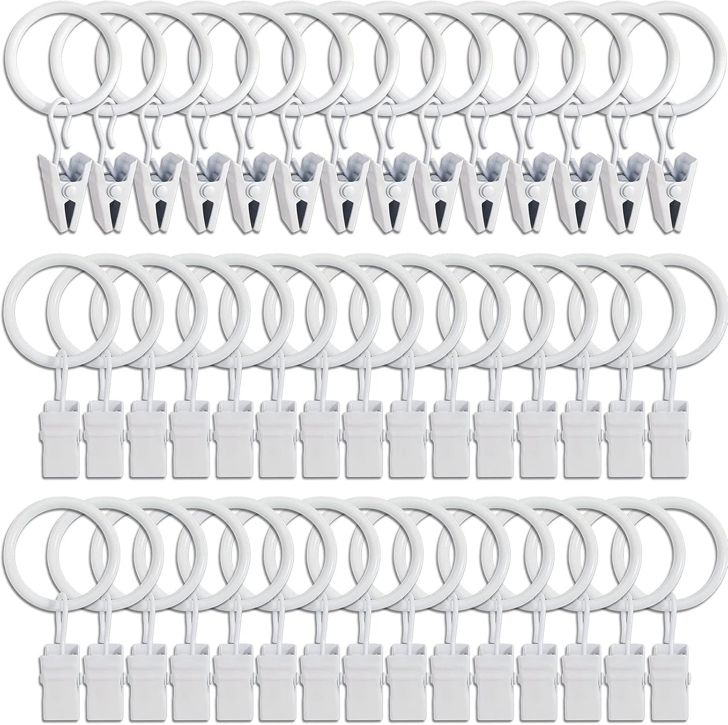 Enhance Hanging Efficiency with 1 Curtain Rings