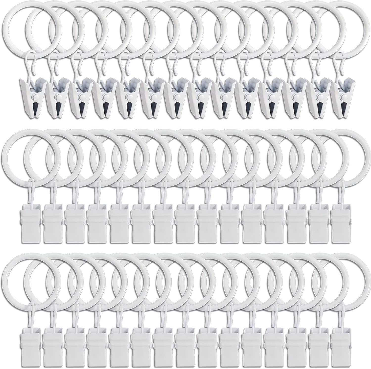 Enhance Hanging Efficiency with 1 Curtain Rings