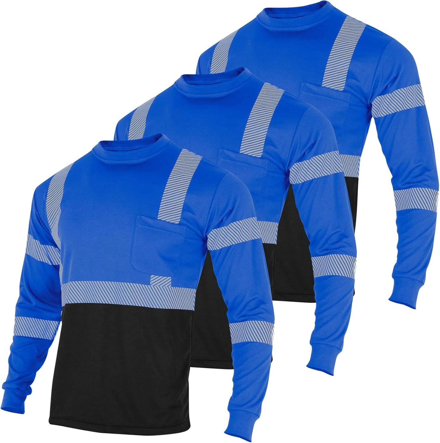 VENDACE 3pcs Safety T Shirts for High Visibility Work Wear