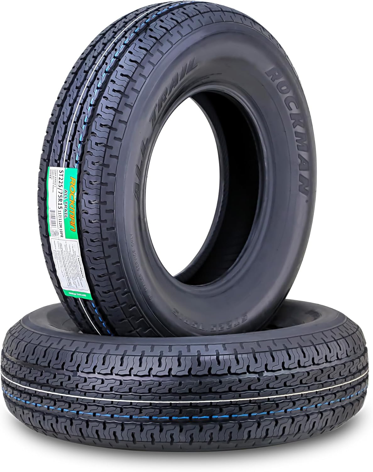 ROCKMAN Trailer Tire ST225/75R15 10-Ply Load Range E Review