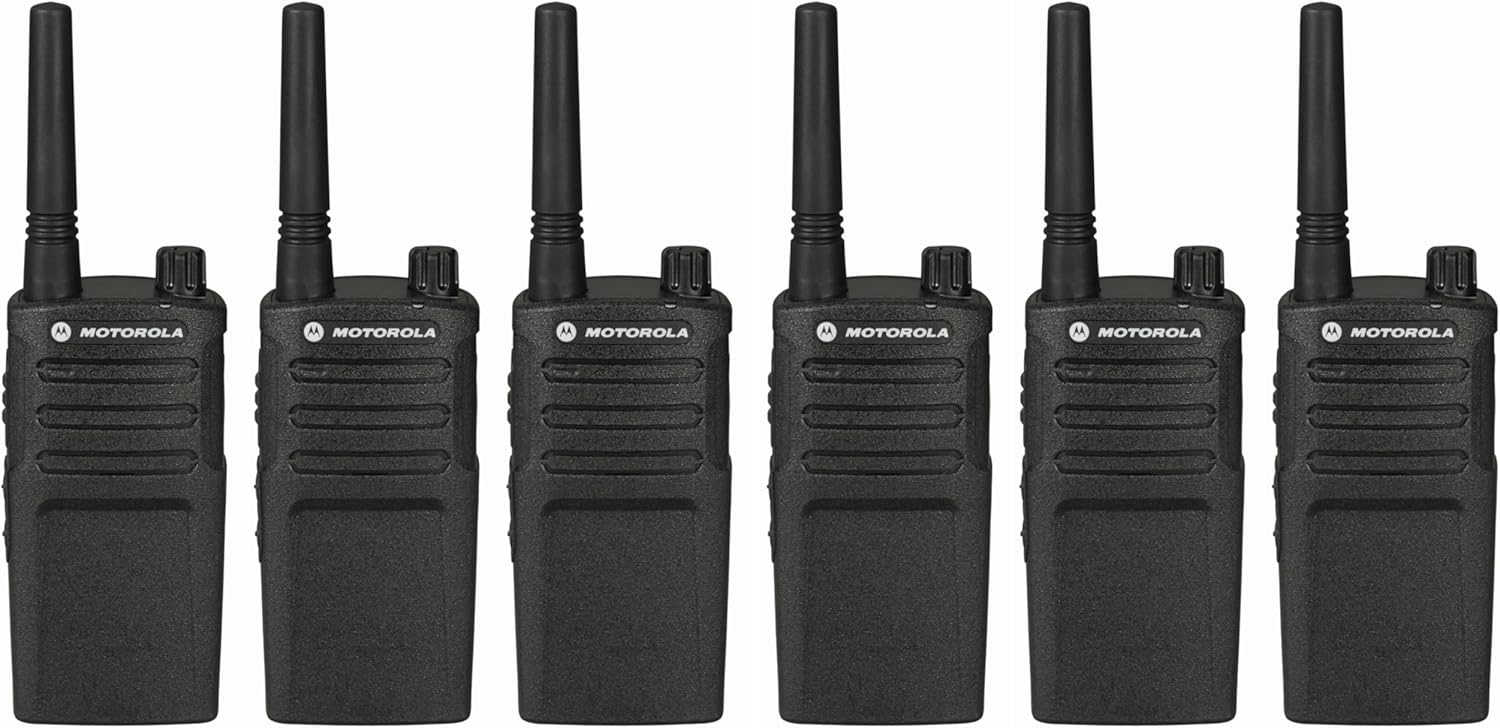 Motorola RMU2040 Two-Way Radio 6-Pack for Business Use
