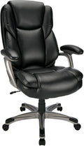 Realspace Cressfield Bonded Leather High-Back Chair - Executive