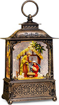 Christmas Snow Globes Lantern with Music - Nativity Scene