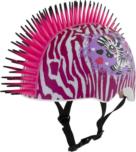 Raskullz Mohawk Helmet for Kids with Cool Graphics and Fit