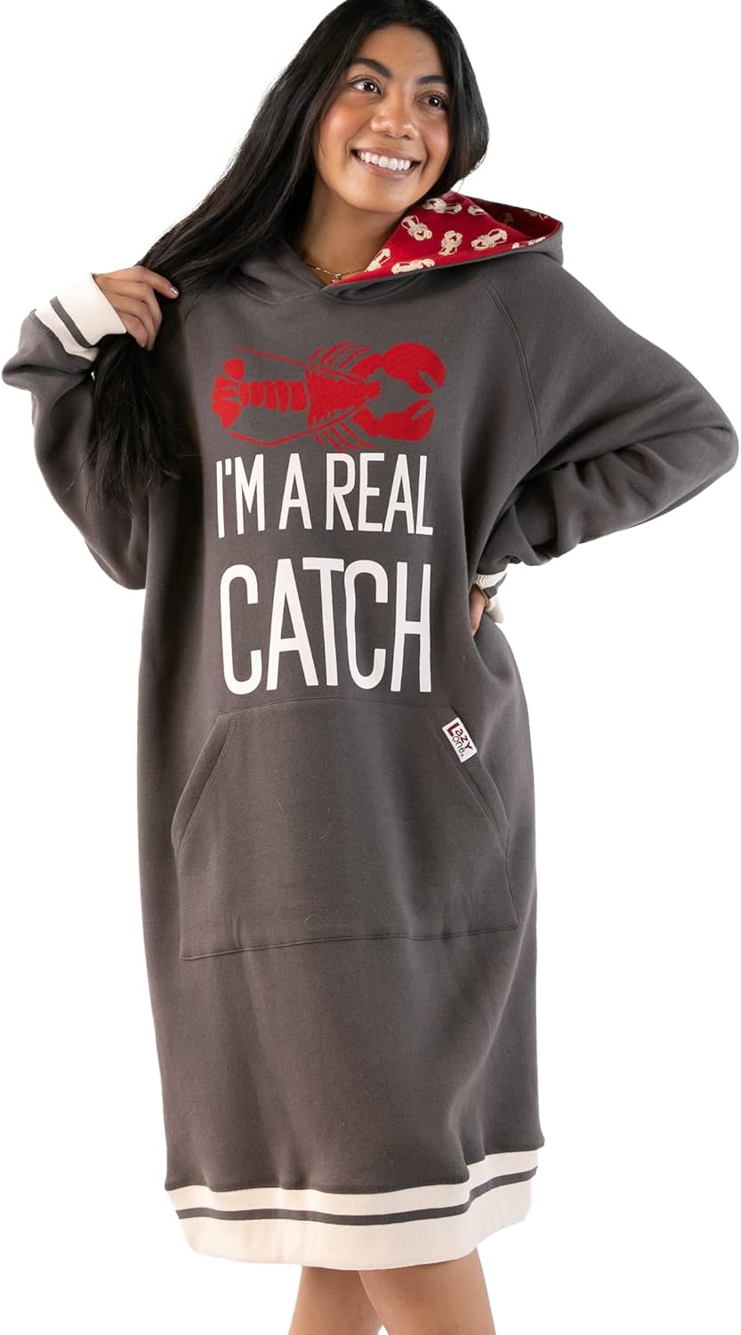 Lazy One Oversized Hoodie Sweatshirt for Cozy Comfort