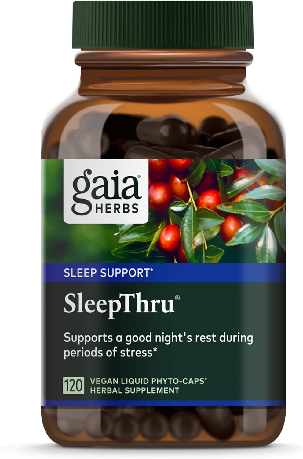 Gaia Herbs SleepThru Sleep Support Supplement for Restful Nights