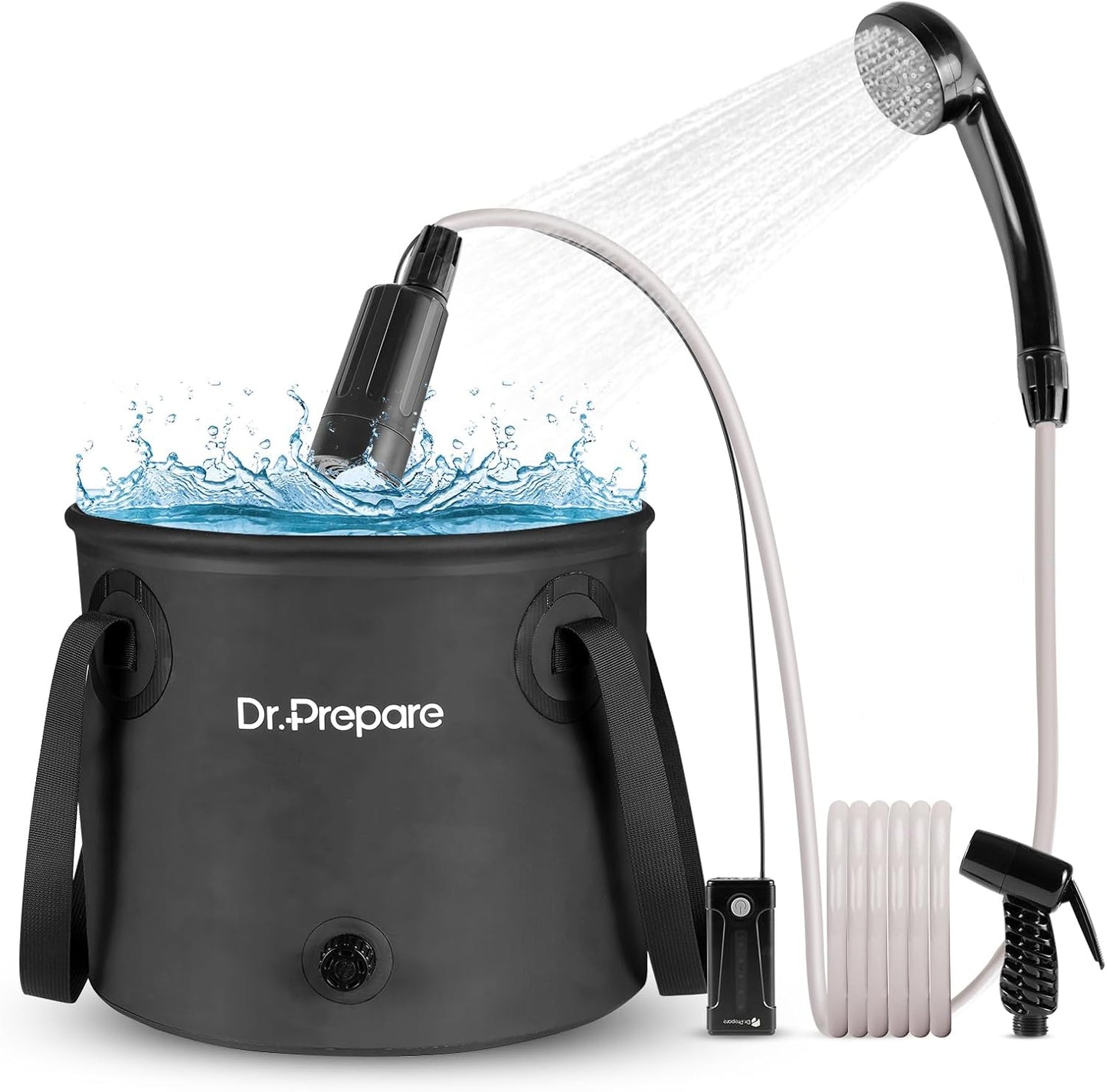 DR.PREPARE 4.5 Gallons Portable Shower: Powerful & Versatile