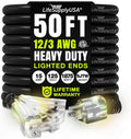 50ft Heavy Duty Extension Cord for Indoor and Outdoor Use