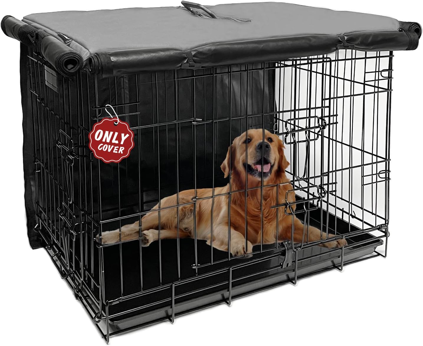 Dog Crate Cover 48 Inch for Large Dogs - Waterproof & Durable