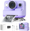 Instant Print Camera for Kids with 2.4in Screen - Portable Print Toy