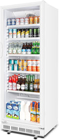 Commercial Beverage Refrigerator 24.5 in 15 Cu. Ft. Drink Fridge