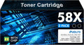 58X CF258X Toner Cartridge Black Replacement 2 Pack - High Yield