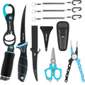 FLISSA Fishing Tool Kit Fish Gripper with Scale and Multi-Tool