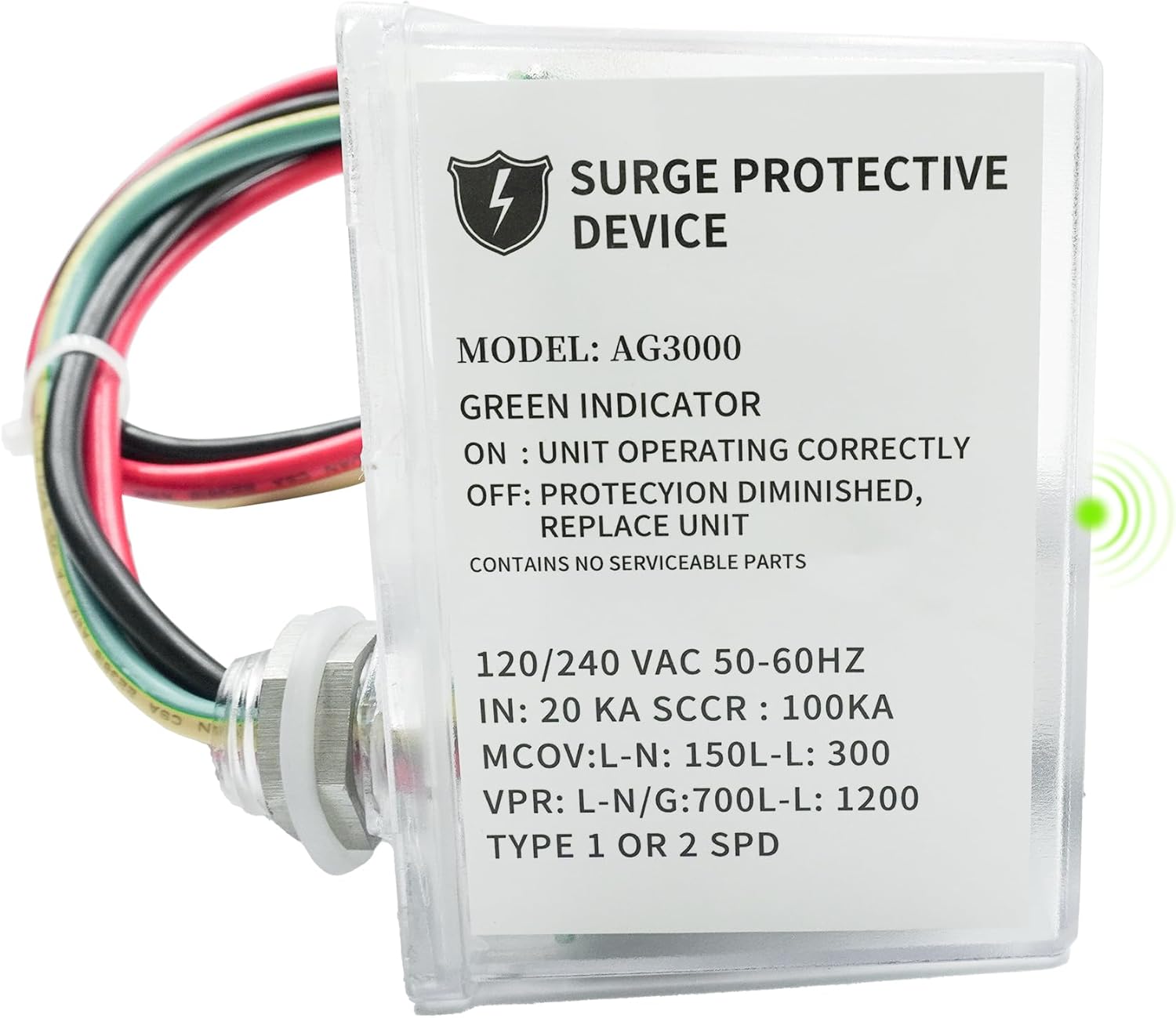 120/240 VAC Universal HVAC Surge Protective Device for Safety