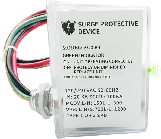 120/240 VAC Universal HVAC Surge Protective Device for Safety