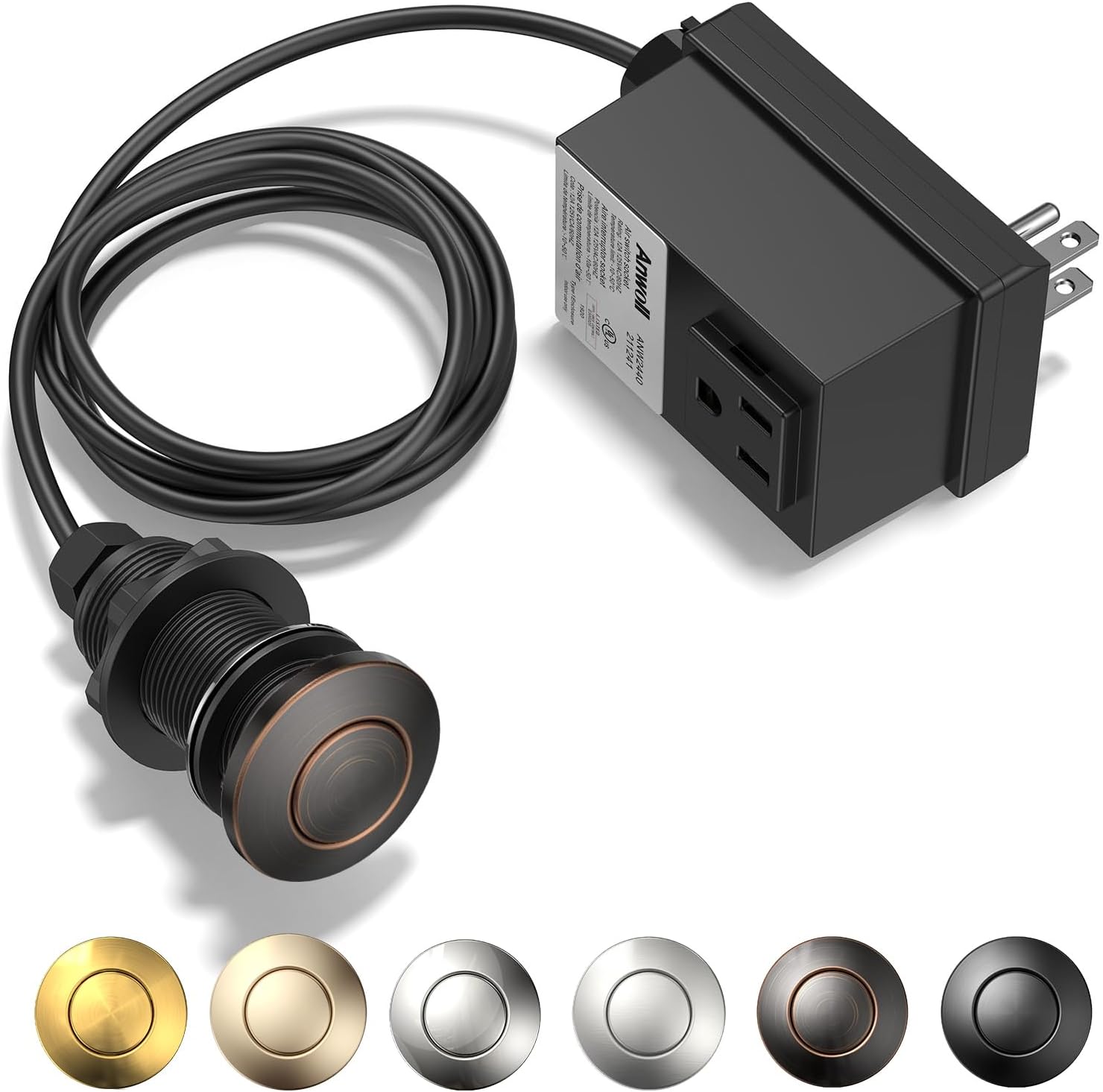 Garbage Disposal Air Switch Kit - Professional Wireless Button