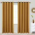 KOUFALL Gold Curtains - 84 in Room Darkening Blackout Panels