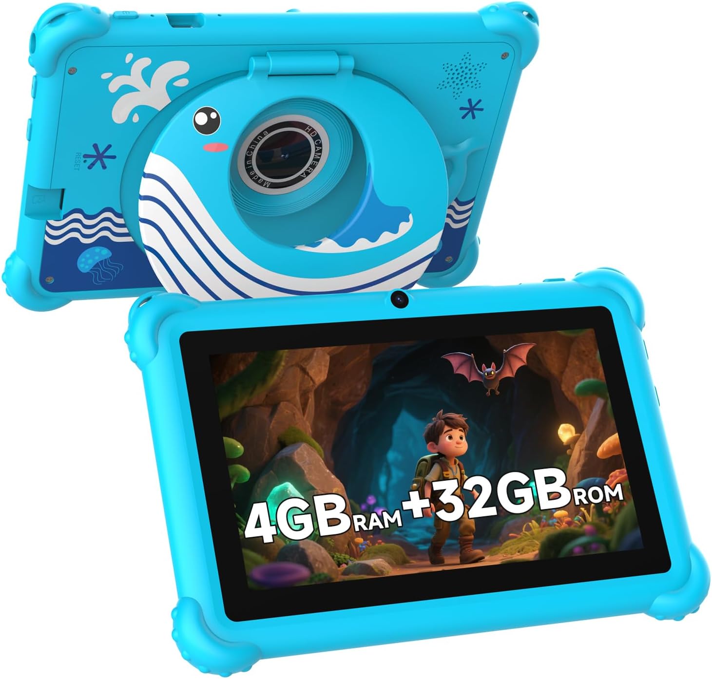 7-inch Kids Tablet for Toddlers with Parental Controls & More