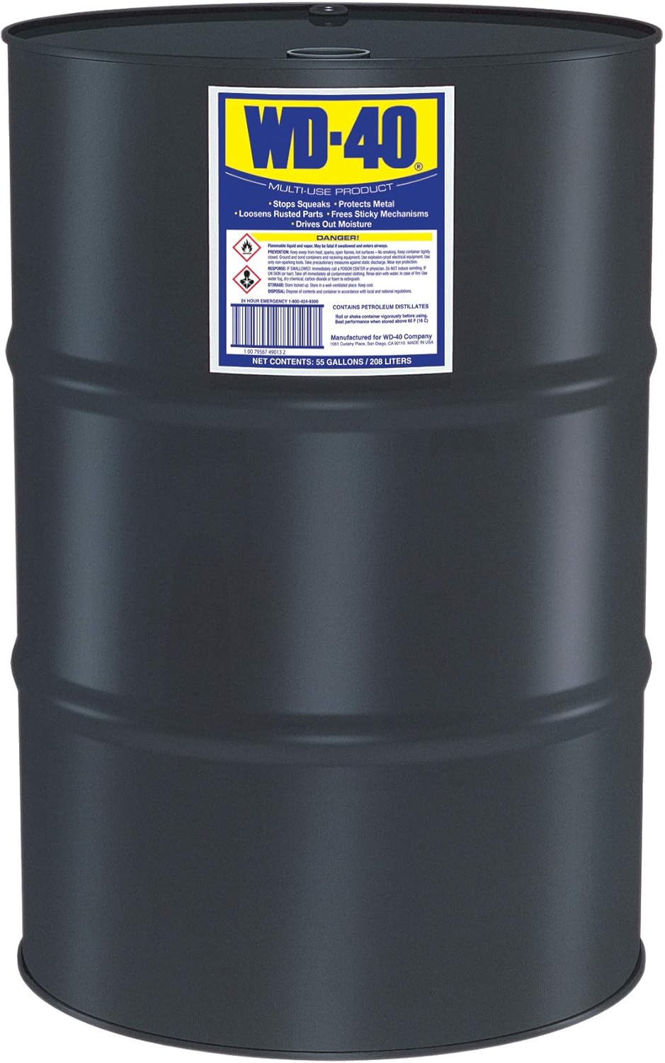 WD-40 Multi-Use Product 55 Gallon Drum for Heavy-Duty Needs